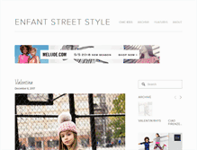 Tablet Screenshot of enfantstreetstyle.com